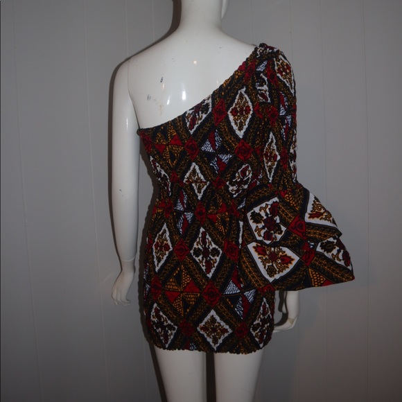 One shoulder mini dress - Picture 4 of 4